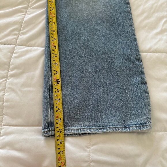 LOFT Light Blue Flare & Wide Leg Jeans - Picture 7 of 10